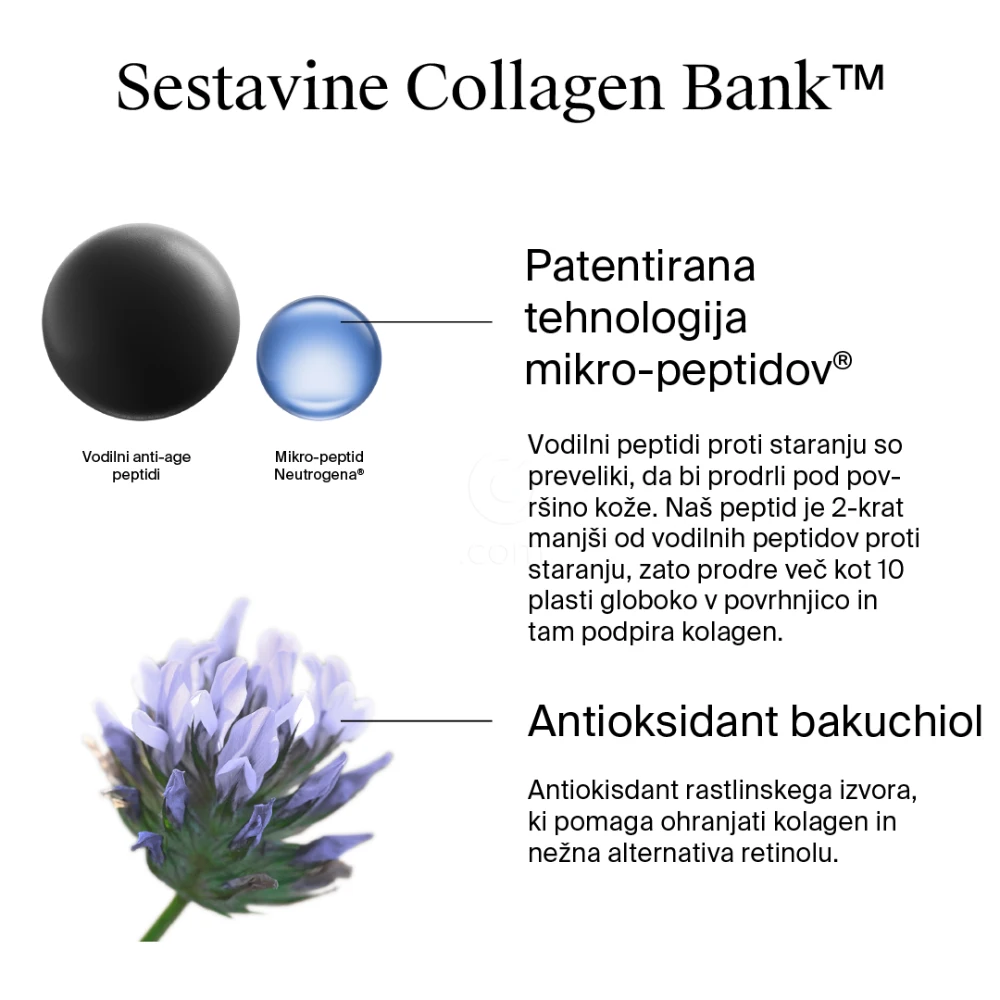 Neutrogena Collagen Bank Moisturizer, nočna vlažilna krema (50 ml)